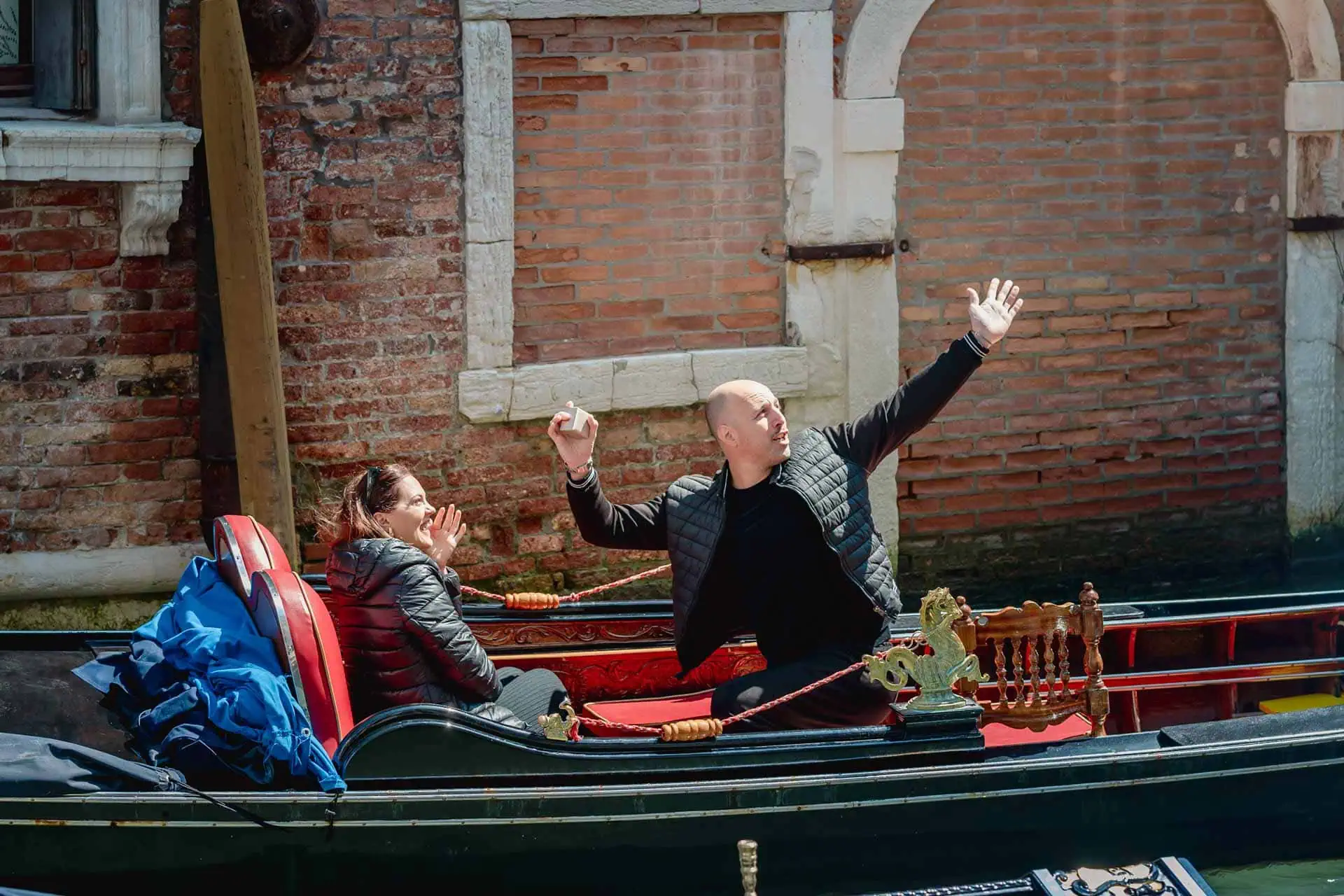Romantic gondola proposal, one of the best places to propose in Venice.
