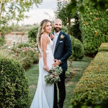 A couple during a symbolic wedding in Venice captured at the charming Locanda Cipriani on Torcello Island.