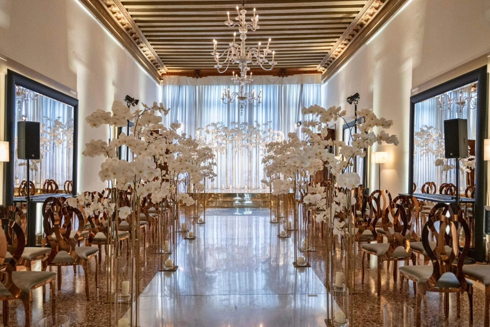 Aman Venice, a Venice iconic location for wedding with a private palace setting on the Grand Canal.