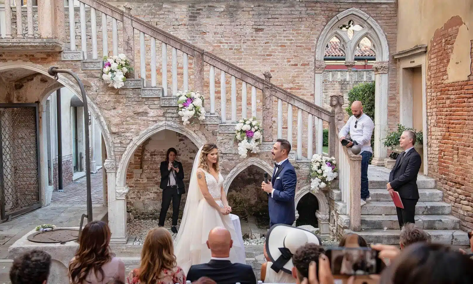 Contarini della Porta di Ferro, a Venice iconic location for wedding with historic charm and secluded courtyards.