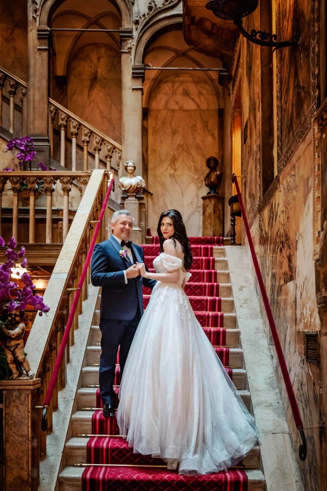 Hotel Danieli, a Venice iconic location for wedding with a grand staircase and rooftop views.