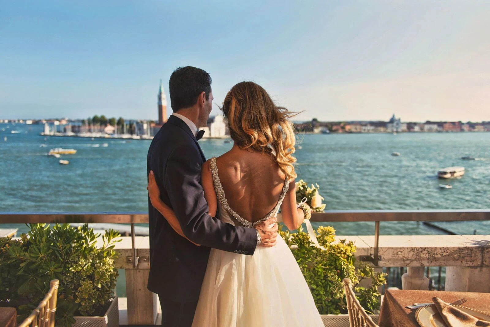 Hotel Danieli, a Venice iconic location for wedding with a grand staircase and rooftop views.