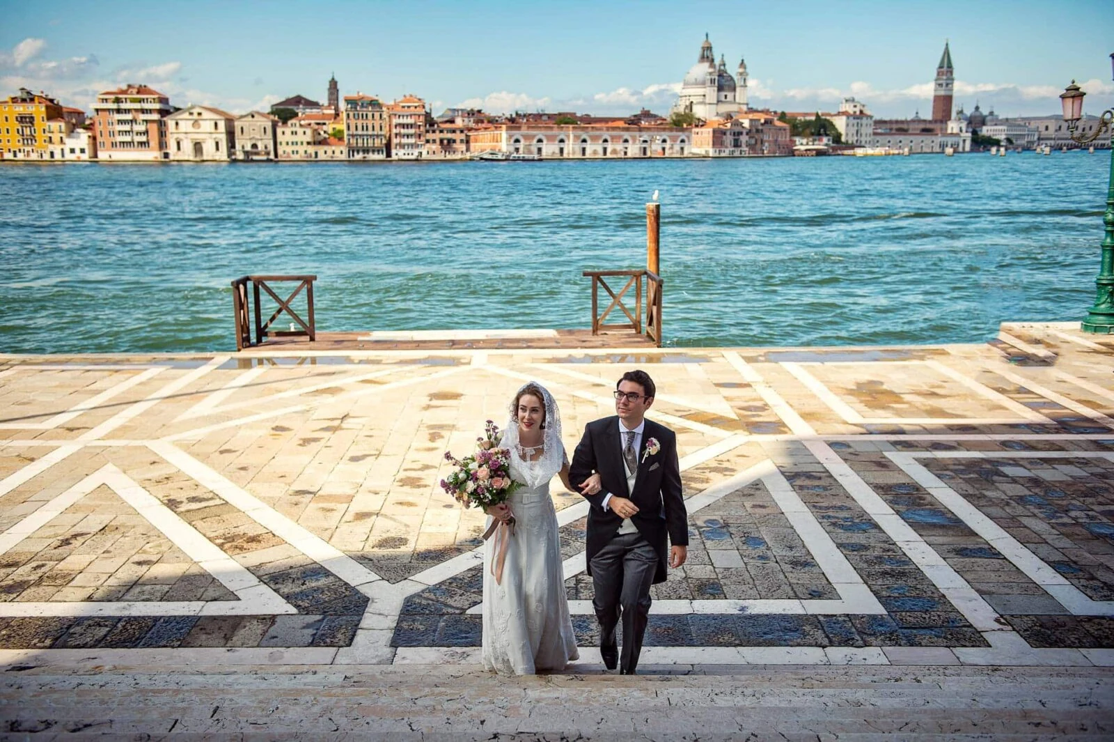 Chiesa del Redentore, a Venice iconic location for wedding with stunning Palladian architecture.