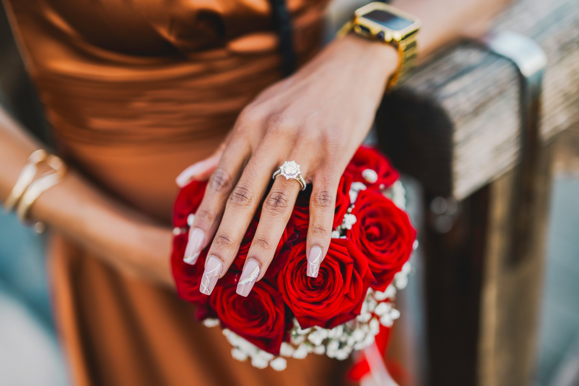 Lesbian couple walking along Riva dei Schiavoni with Grand Canal view in Venice