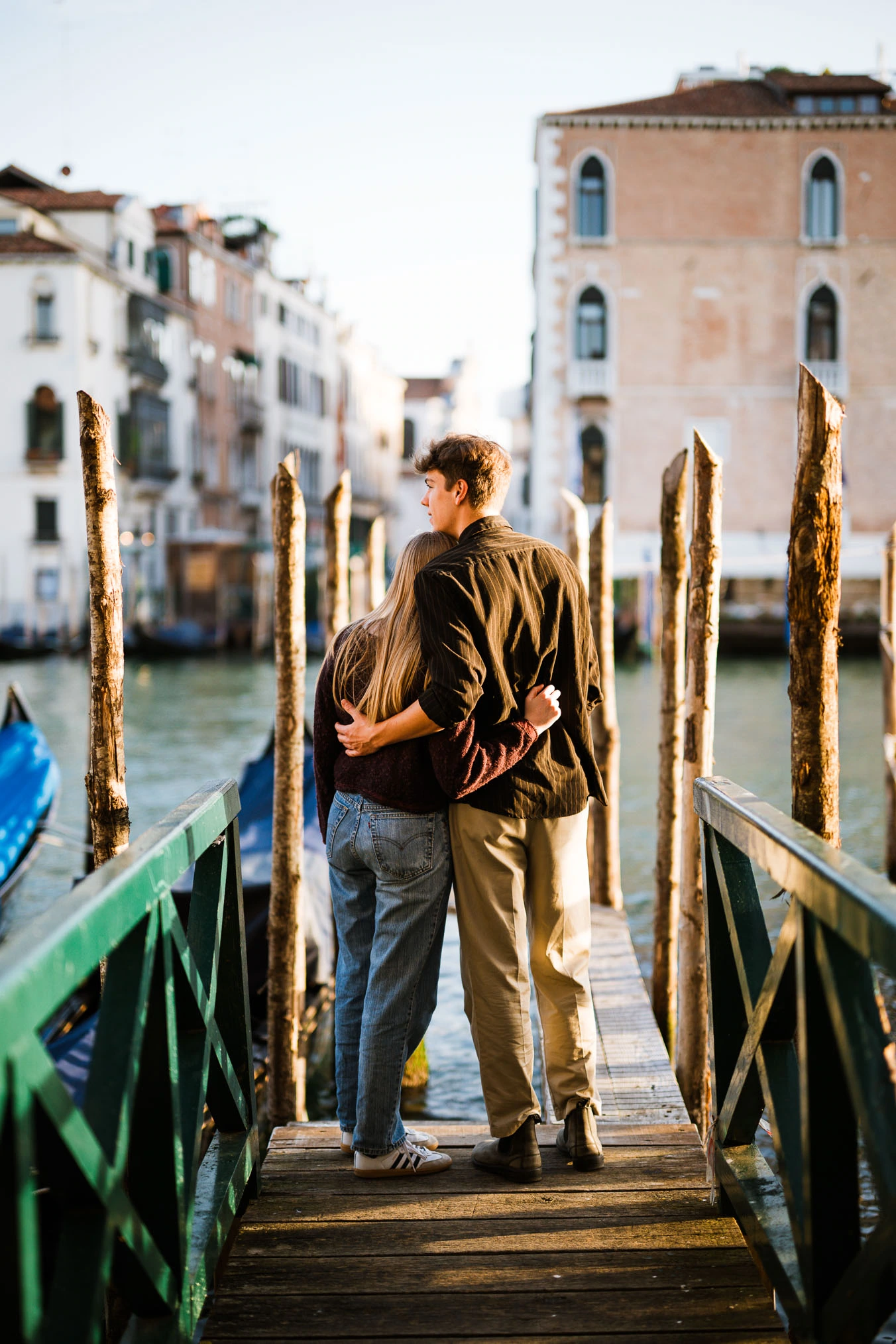 Venice surprise proposal on a hidden bridge in Dorsoduro