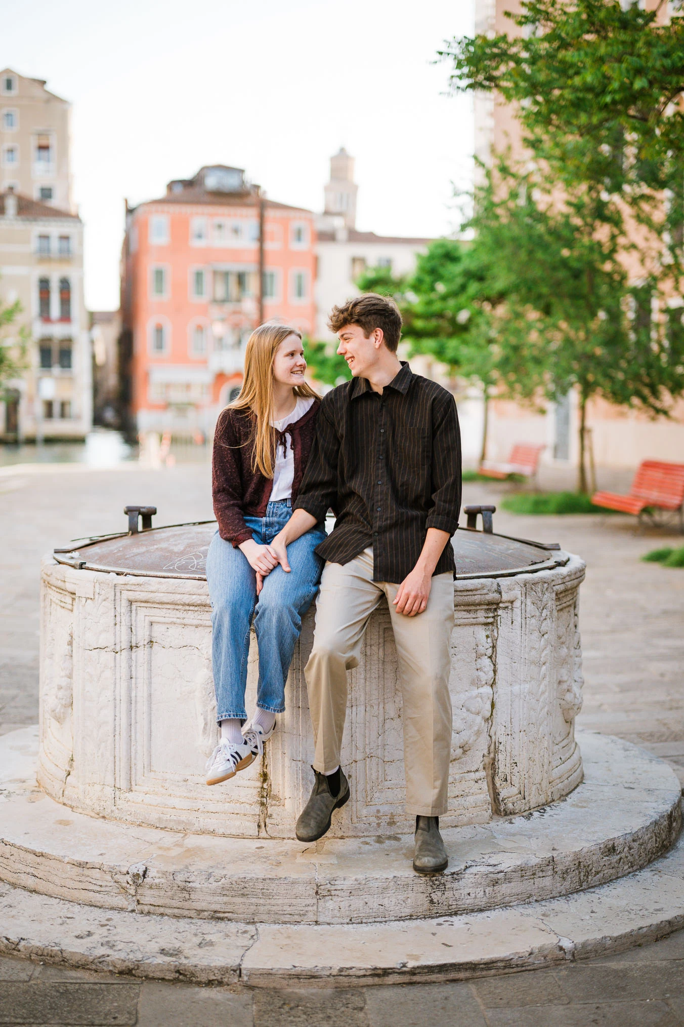 Venice surprise proposal on a hidden bridge in Dorsoduro