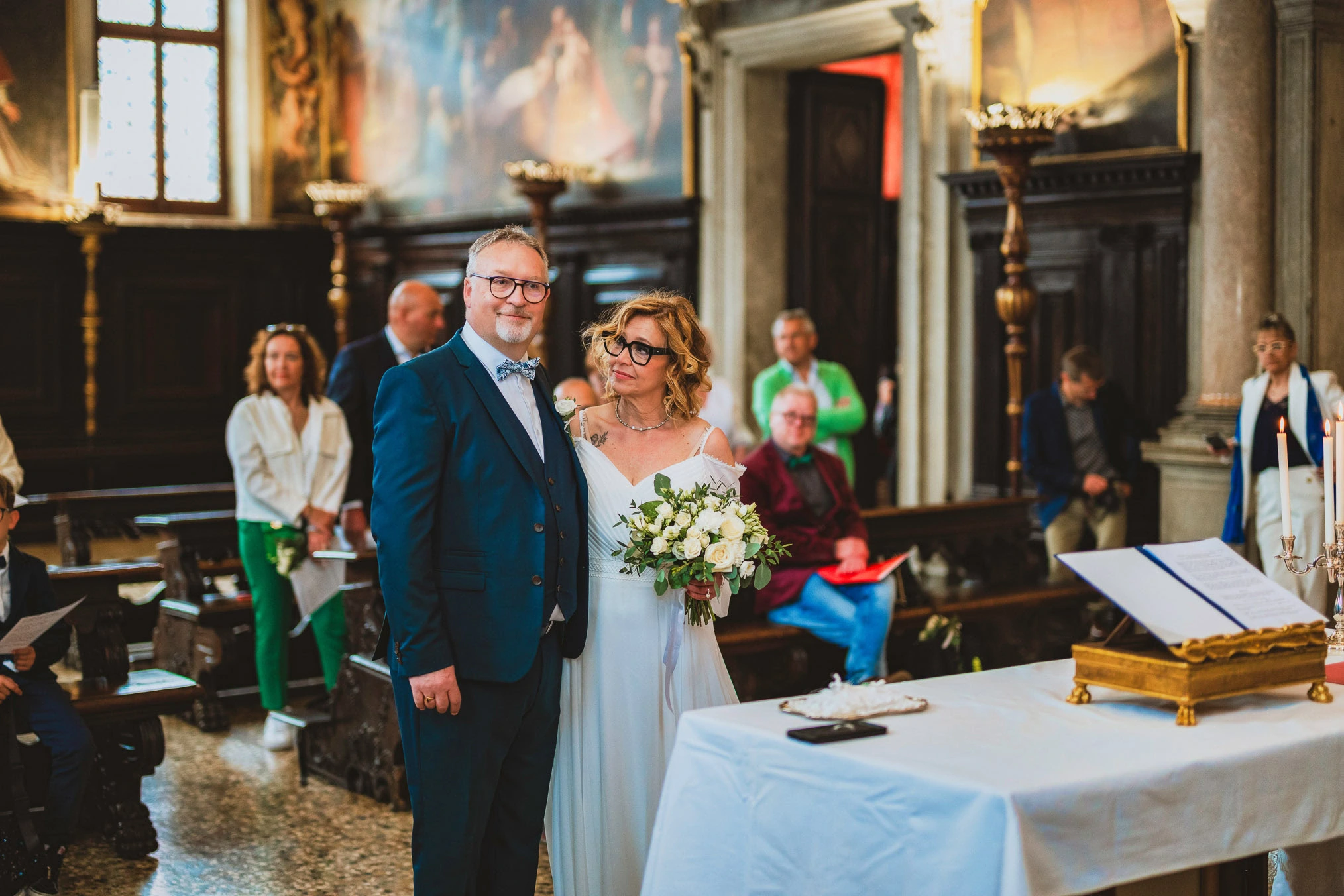 Venice wedding at Scuola Grande dei Carmini – vow renewal ceremony