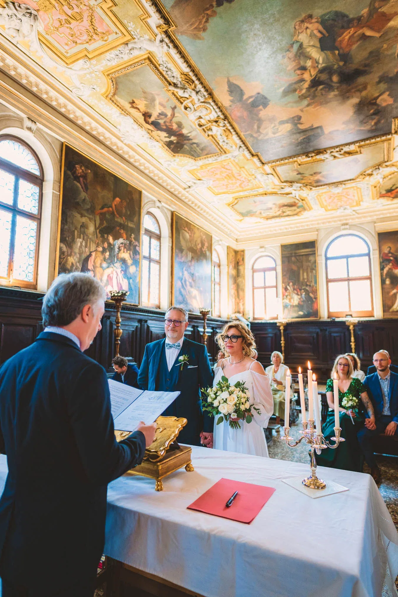 Venice wedding at Scuola Grande dei Carmini – vow renewal ceremony
