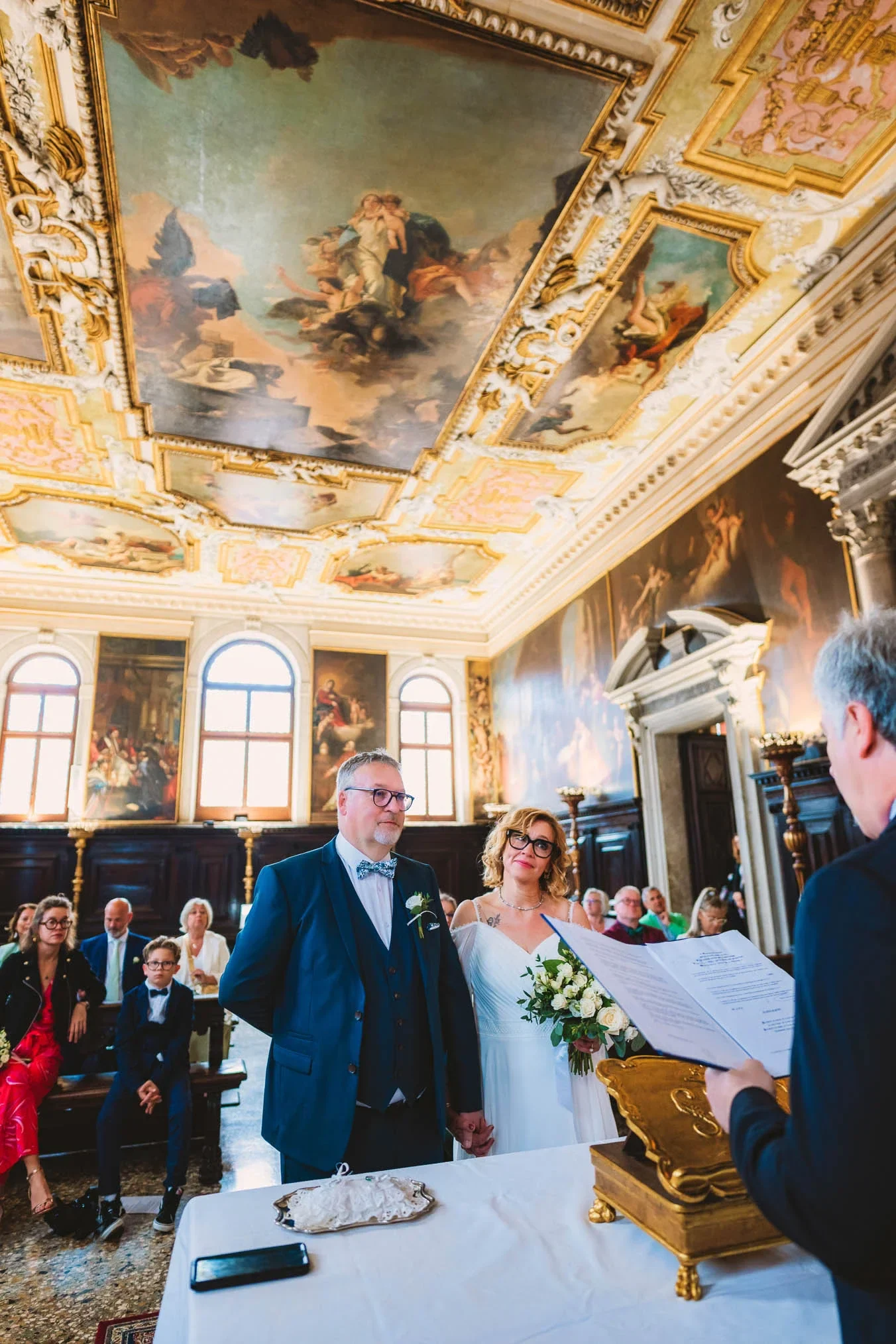 Venice wedding at Scuola Grande dei Carmini – vow renewal ceremony