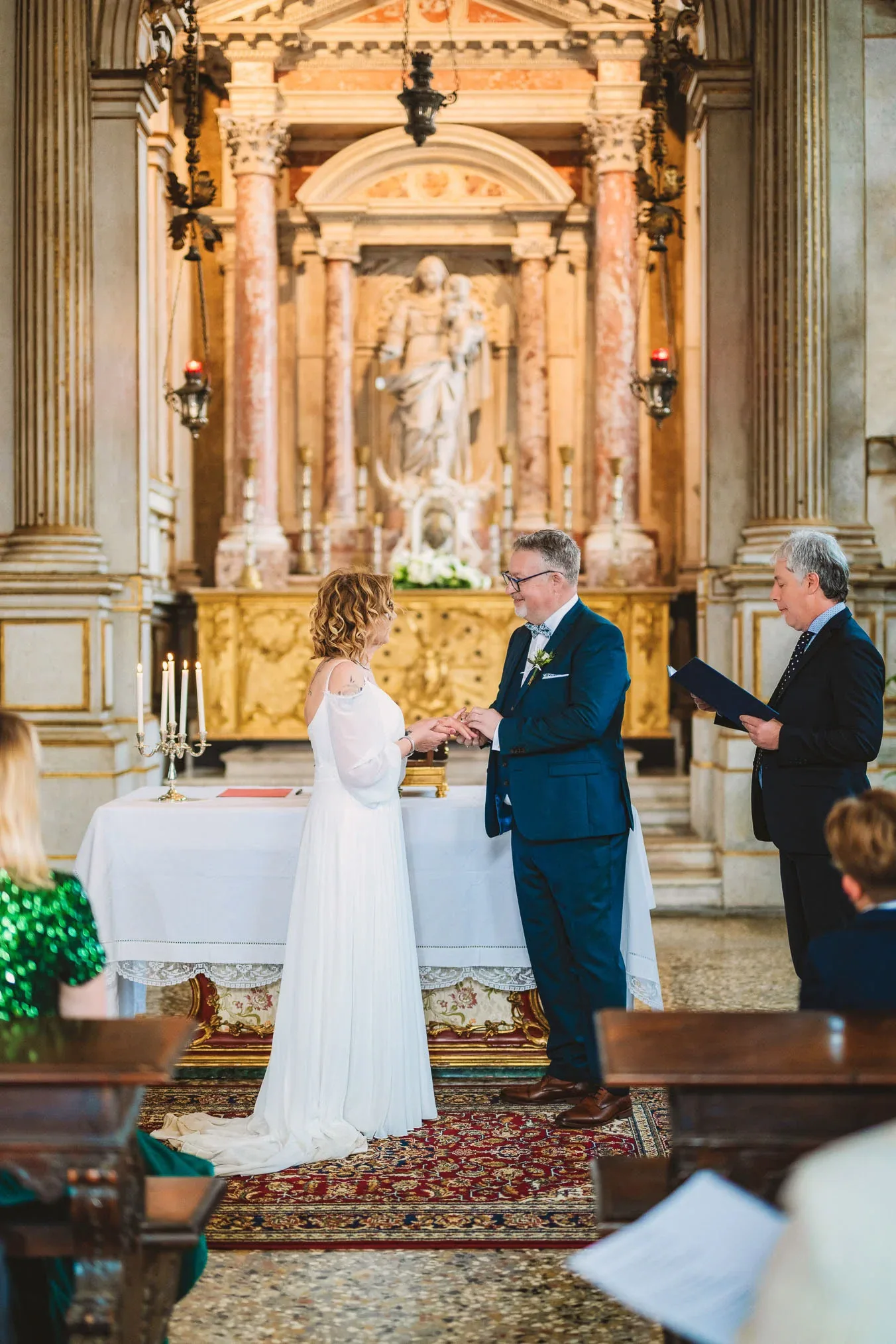 Venice wedding at Scuola Grande dei Carmini – vow renewal ceremony