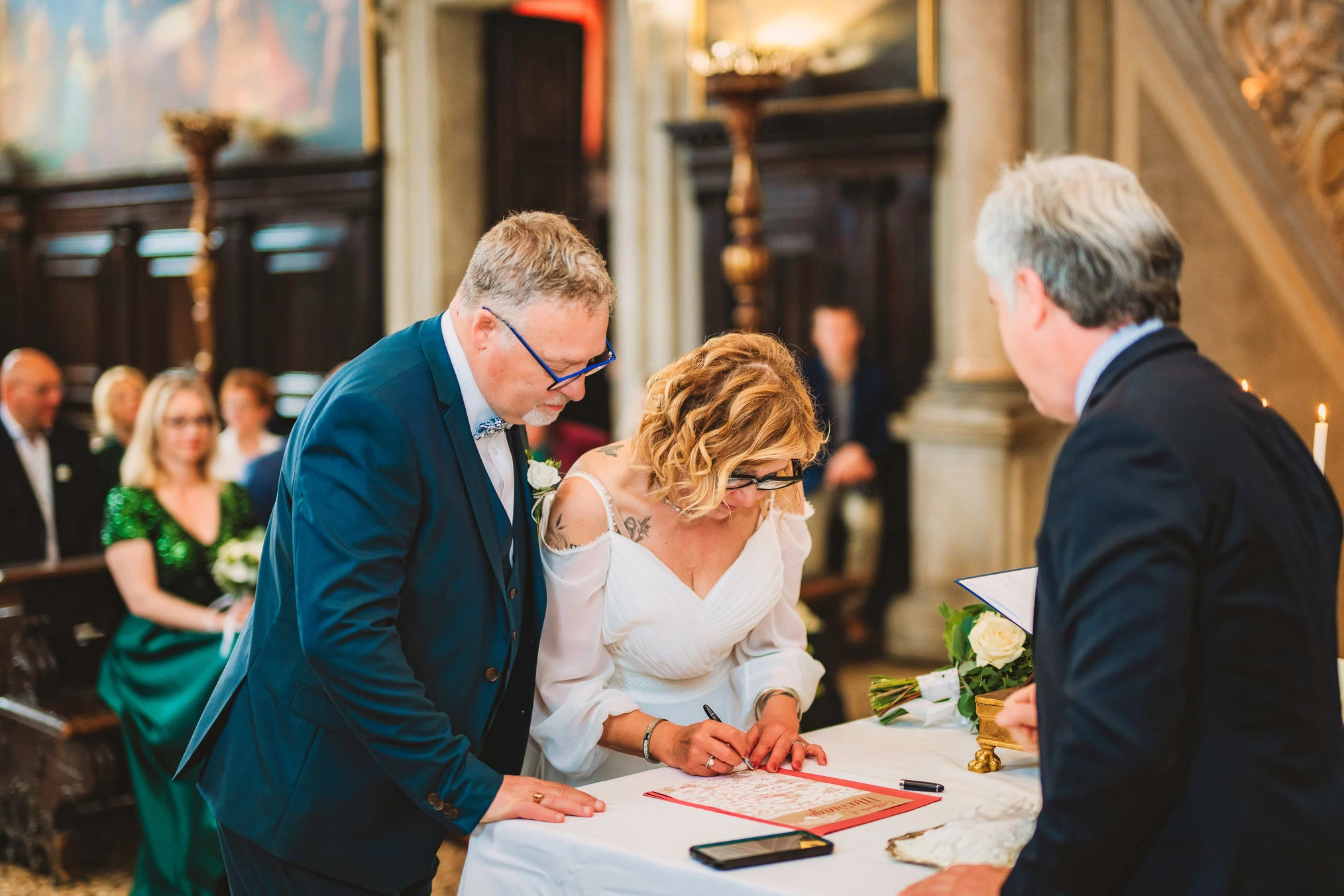 Venice wedding at Scuola Grande dei Carmini – vow renewal ceremony