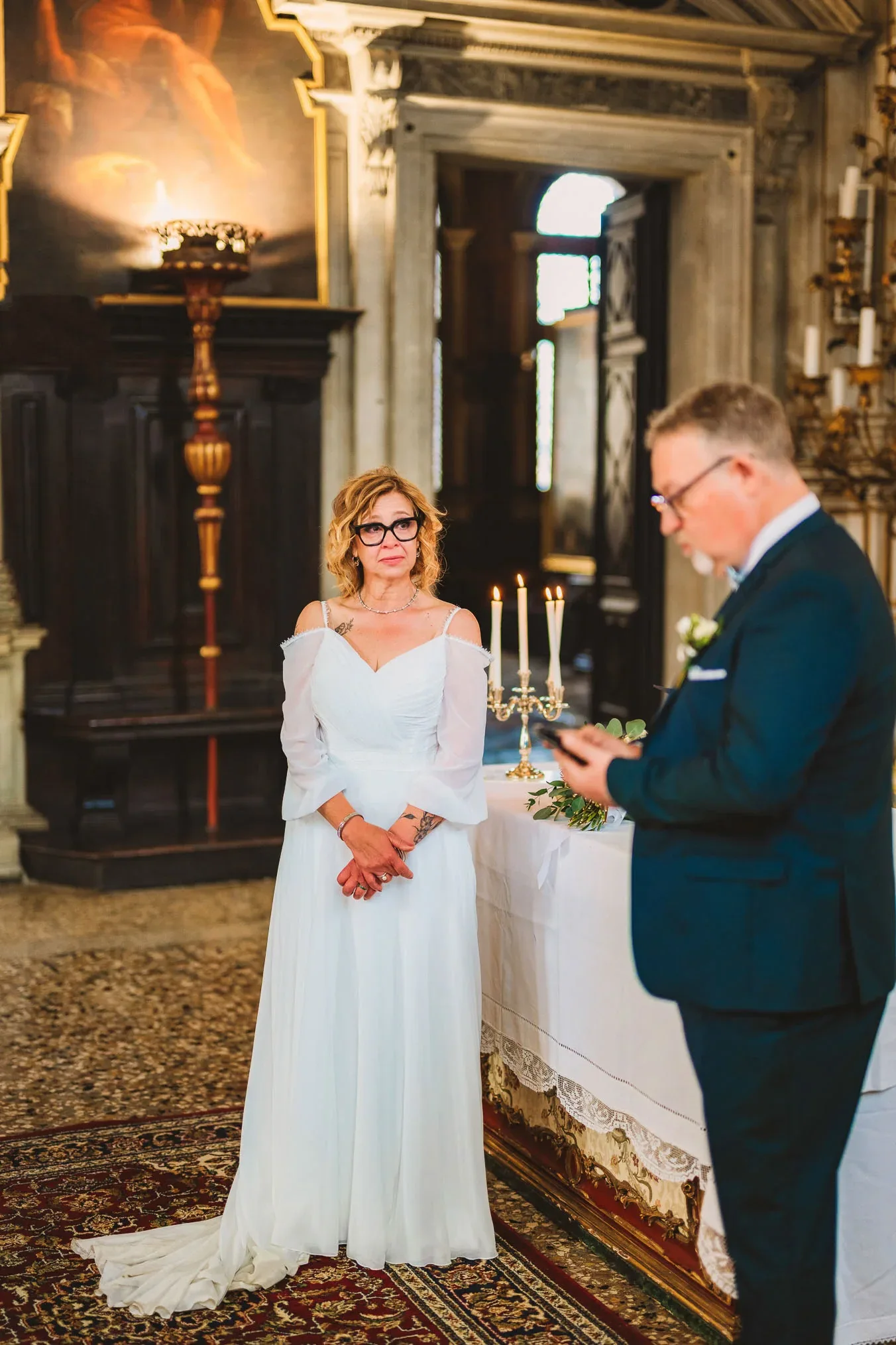 Venice wedding at Scuola Grande dei Carmini – vow renewal ceremony