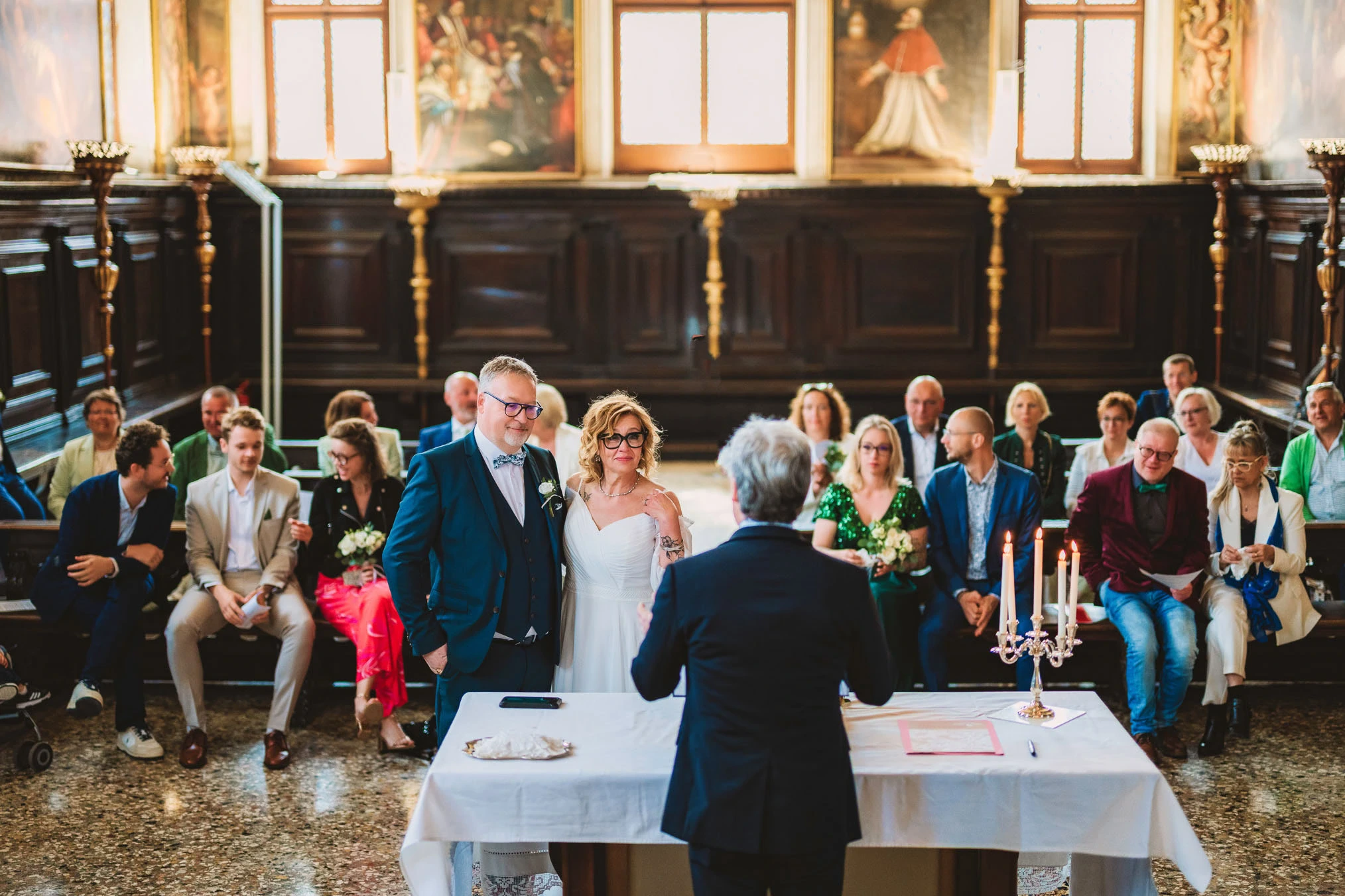 Venice wedding at Scuola Grande dei Carmini – vow renewal ceremony