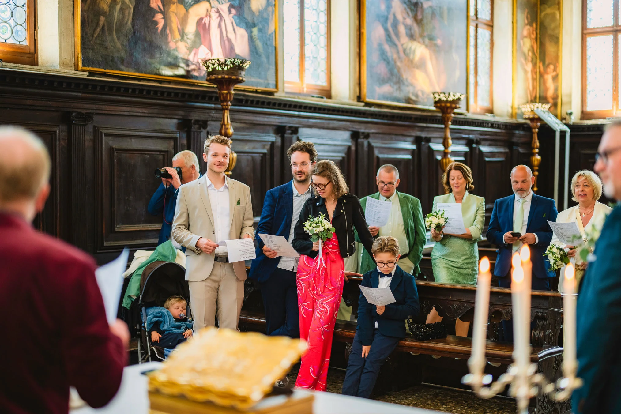 Venice wedding at Scuola Grande dei Carmini – vow renewal ceremony