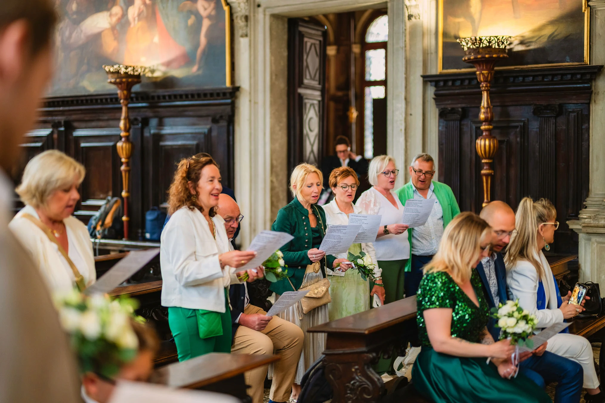 Venice wedding at Scuola Grande dei Carmini – vow renewal ceremony