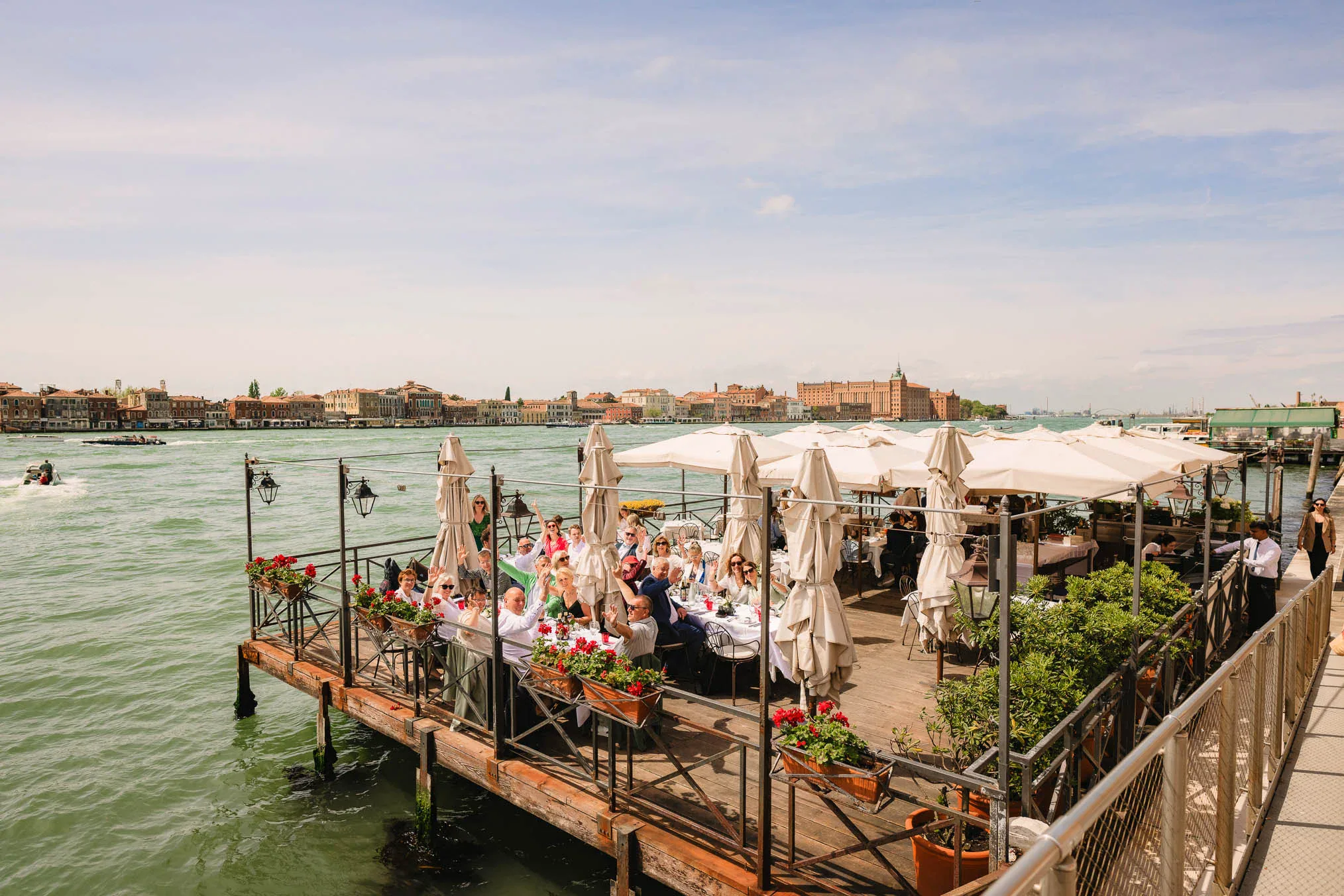 family and guests moment