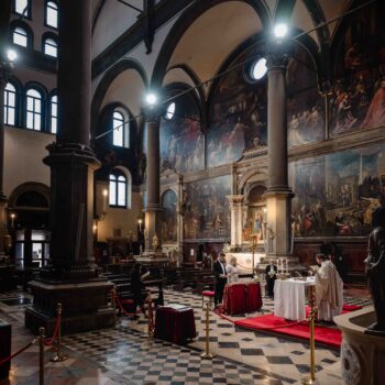 San Zaccaria Venice church chapel interior elopement setting